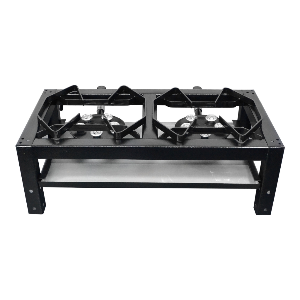 FOGÃO SEMI-INDUSTRIAL PRETO CHEF PLUS JR A.P. 2B BAIXO S/ MANGUEIRA