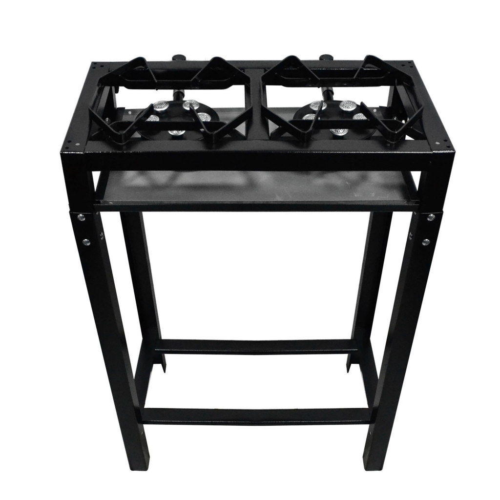 FOGÃO SEMI-INDUSTRIAL PRETO CHEF PLUS JR A.P. 2B C/ PE S MANGUEIRA