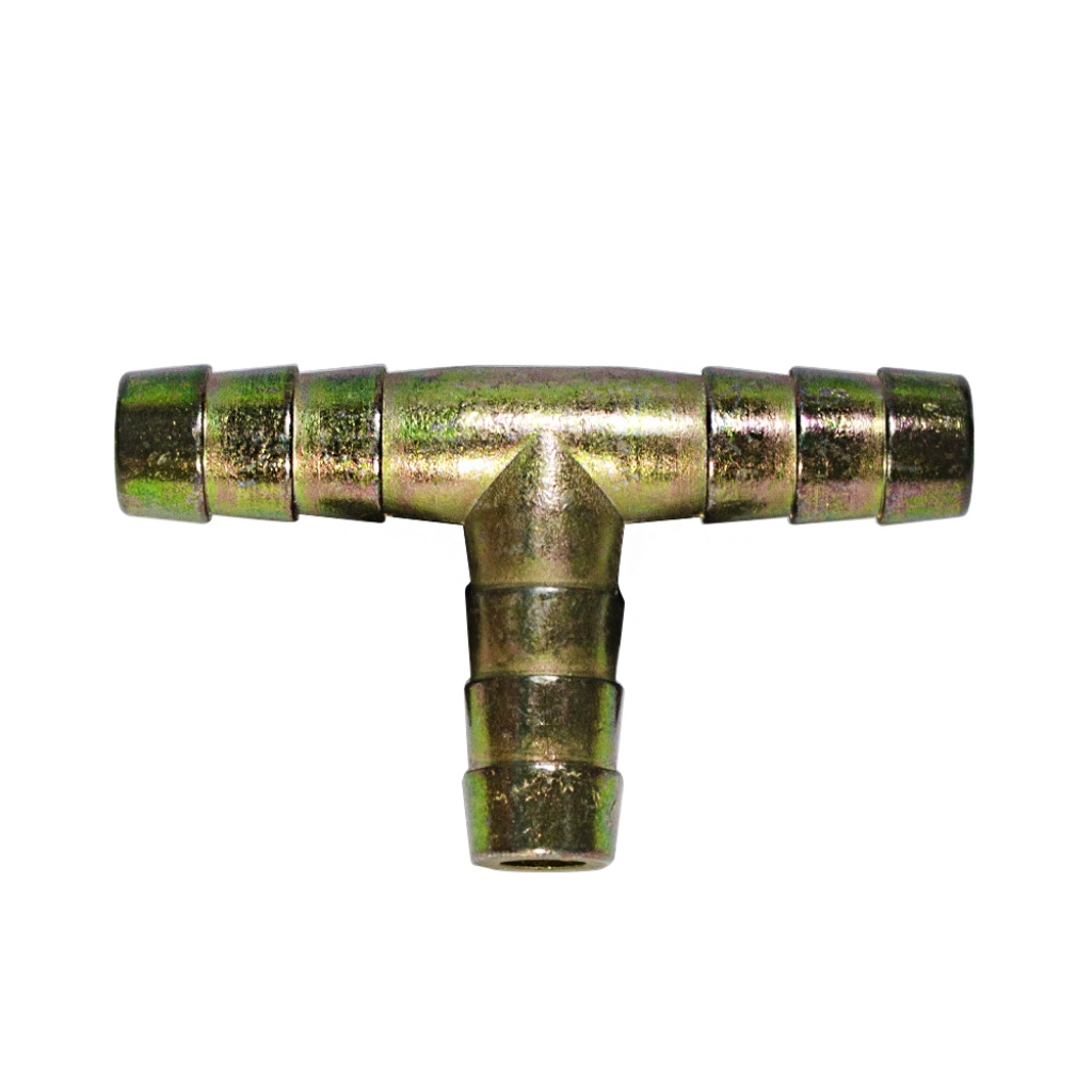 TEE ZAMAC PARA LIGAR 2 FOGOES 3/8 BM